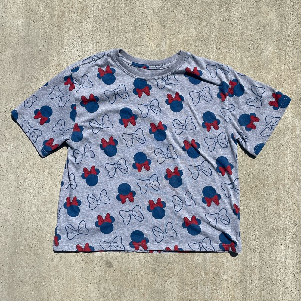 Disney Minnie Mouse All Over Print T-Shirt Size M